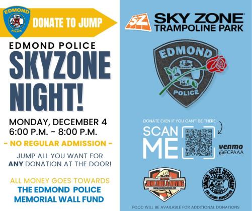 Edmond Police Skyzone Night